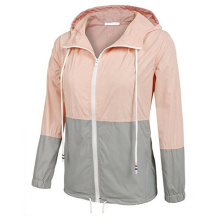 Wholesale Womens Waterproof Raincoat Hoodie Outdoor Hooded Rain Jacket Windbreaker Jacket